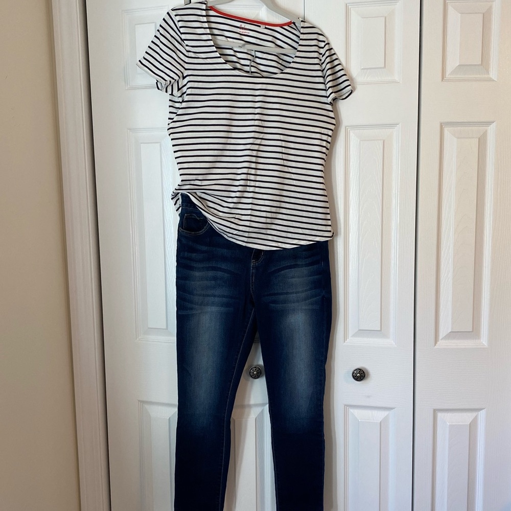 Fitted Striped Tee